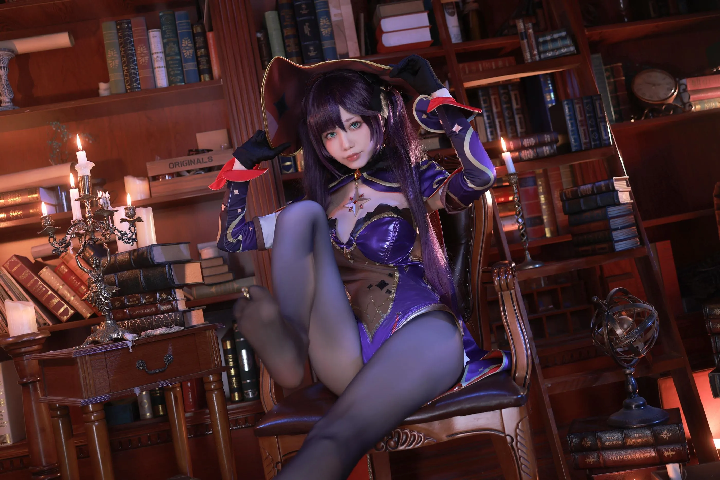 水淼Aqua – NO.120 原神莫娜 [75P]插图8